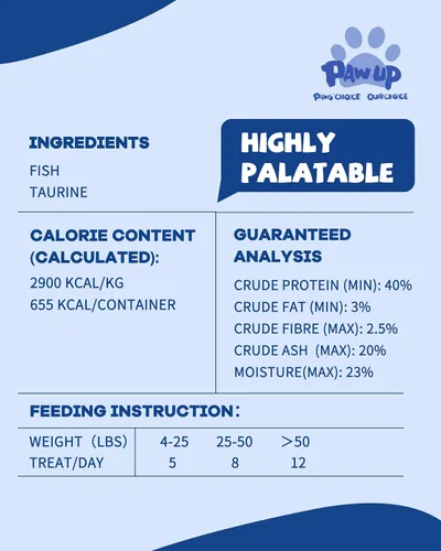 Miniatura 8 de PAWUP - Golosinas secas para perros de pescado entero, bocadillos de omega-3 con alto contenido de proteínas Skin & Coat Health, Recompensas