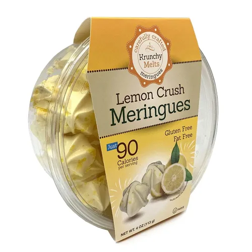 Miniatura 13 de Krunchy Melts Galletas originales de merengue Sabor vainilla de Halloween Solo 90 calorías por porción Sin grasa, sin gluten, sin lácteos