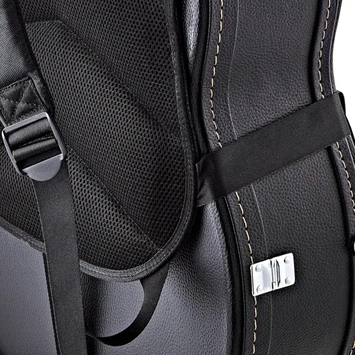 Miniatura 5 de Ortega Deluxe - Correa para mochila con cojín trasero para funda rígida, lleva tu funda rígida como una bolsa de concierto, color negro (OBPS-DLX)