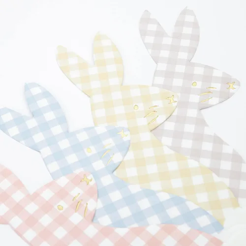 Miniatura 3 de Meri Meri Servilletas de Pascua (16 unidades), servilletas desechables de papel de Pascua de 3 capas