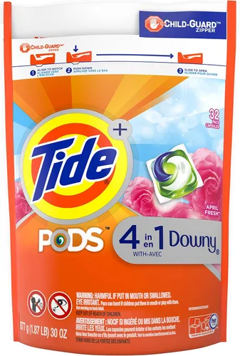 Miniatura 14 de Tide PODS con detergente líquido Downy, April Fresh, 12