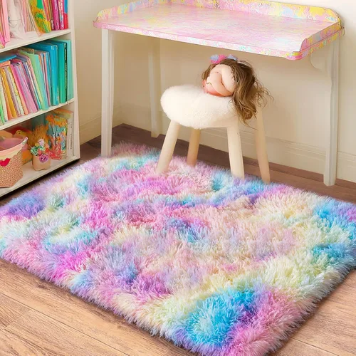 Miniatura 79 de Alfombras de Pasillo para Dormitorio 2x6 pies Alfombras de Pasillo para Pasillos Antideslizantes Suaves de Pelo Largo Alfombra de Cabecera, Alfombra