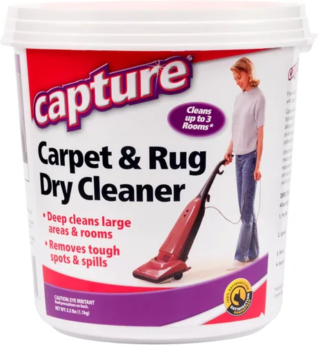 Capture Limpiador en seco para alfombras y alfombras con tapa resellable, solución de limpieza de alfombras para el hogar, automóvil, perros y