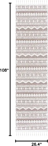 Miniatura 2 de SAFAVIEH Tapete grueso marroquí con borlas, 2 pies 2 pulgadas x 9 pies, color marfil y beige, no desprende pelusa y de fácil cuidado, 0.75 pulgadas