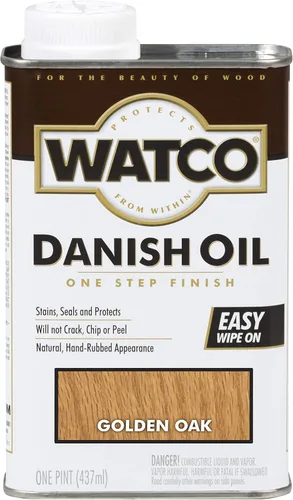 Watco 65151H Aceite Danés de Acabado para Madera, Pinta, Nogal Oscuro Dorado (Golden Oak)