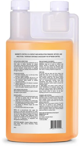 Miniatura 2 de Mammoth Control - Miticida, fungicida e insecticida concentrado - Hecho con aceite de tomillo (500 ml)