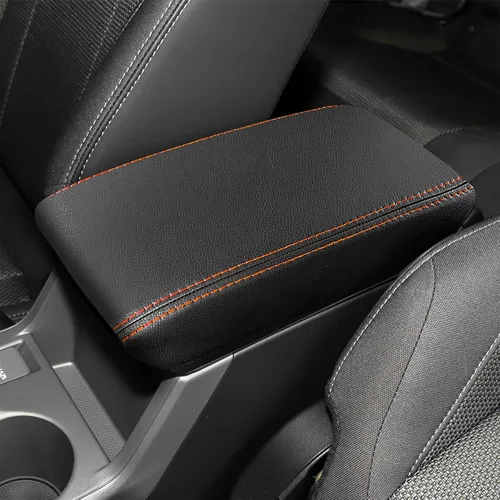 Miniatura 13 de Funda para reposabrazos de consola central para Subaru Crosstrek/Impreza, accesorios 2024 2025 2026 de cuero para consola central, caja de naranja