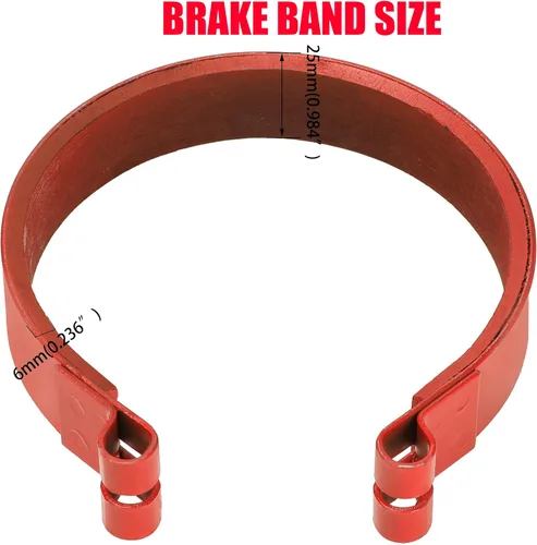 Miniatura 3 de GREHUA Kit de cable de banda de freno trasero Go Kart de 4 pulgadas compatible con Manco Bandit Critter 1492 4316 297 Rotary 484 Yerf-Dog Azusa