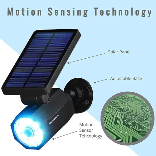 Miniatura 4 de Bell+Howell Bionic Spotlight - Luces solares LED originales para exteriores con sensor de movimiento, luces solares súper brillantes