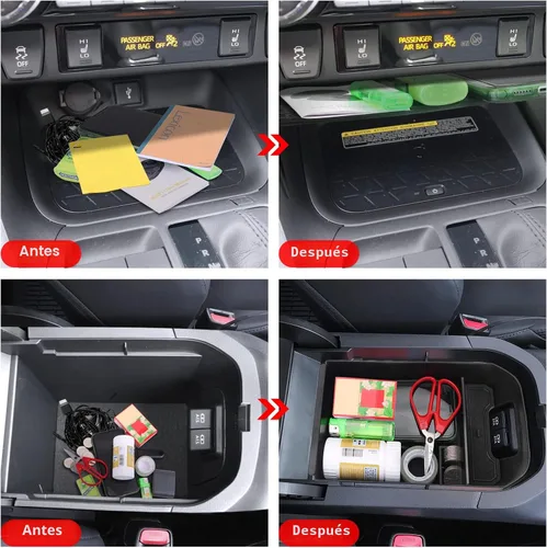 Miniatura 7 de DIAMOOKY Organizador de Consola Central Mejorado Compatible con Toyota RAV4 2025 2024 2023 2022 2021 2020 2019 Accesorios Interiores, Bandeja
