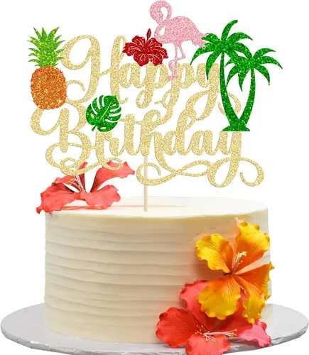 Miniatura 10 de Gyufise 10 piezas de plástico verde palmera cocos cupcakes toppers miniatura figuras de palmera decoraciones para pasteles para micro acuario