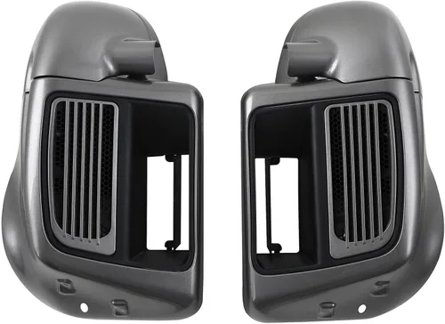 Miniatura 15 de HR3 Carenados inferiores ventilados de color negro vívido a juego compatibles con Harley Ultra Limited, Road Glide, Electra Glide, Tri Glide 2014