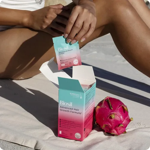 Miniatura 10 de Biosil Vitaminas avanzadas para el crecimiento del cabello, 30 paquetes (suministro de 1 mes), estimula el crecimiento, previene la pérdida