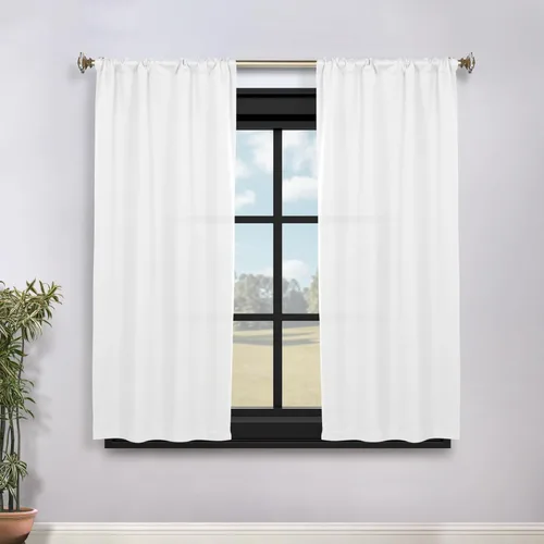 Miniatura 79 de Superior Cortinas Opacas, Oscurecimiento de Habitación, Dormitorio, Cortinas, Cocina, Acentos de Ventana de Sala de Estar, Bloqueo Solar, Térmico