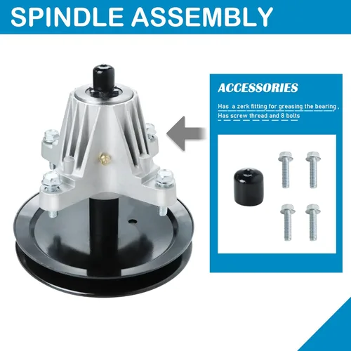 Miniatura 2 de Kit de reconstrucción de cubierta para cortacésped con correa tensora de polea para Cub Cadet MTD Rover Troy Bilt 46 "Mower Deck 618-04636