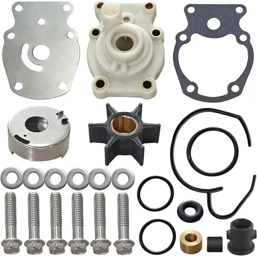 393630 Kit de impulsor de bomba de agua Sustituye Johnson Evinrude OMC 20 25 30 35 HP Motores fueraborda 393509 391636 Sierra 18-3382