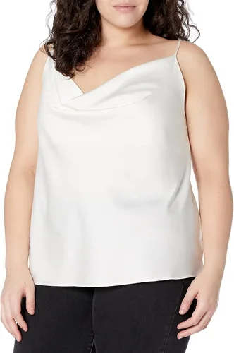 Miniatura 6 de The Drop Camiseta elástica sedosa con cuello de vaca Christy para mujer