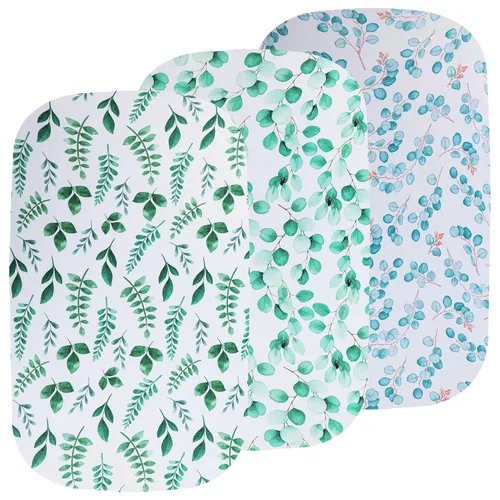 Miniatura 12 de Onacosht Juego de sábanas de moisés, paquete de 3 unidades para bebé, sábana bajera ajustable de punto suave elástica universal para colchón Floral