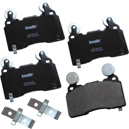 Miniatura 395 de Pastillas de freno delanteras cerámicas Bendix Priority1 CFC2302 para Hyundai Elantra 2021, Sonata 2022-2020, Kia K5 2023-2021