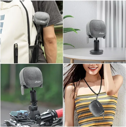 Miniatura 5 de Bolsa de almacenamiento portátil Bolsa de transporte para Insta360 GO 3 Cámara y Acción Pod Mini Funda Protectora Shell Box Skin