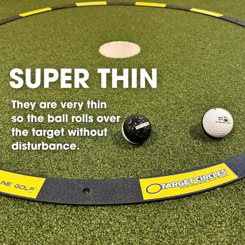 Miniatura 4 de EyeLine Golf Target Circle as Training Aid – Ideal for Chipping and Pitching – Super Thin with Foldable Configurations. Bright Color Markings Easy