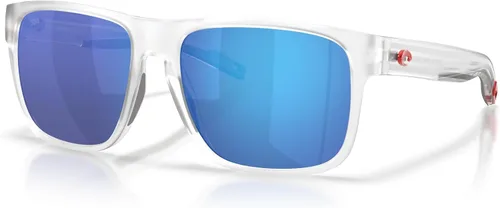 Miniatura 25 de Costa Man - Gafas de sol con montura negra mate, lentes de espejo verde, 2.323 in