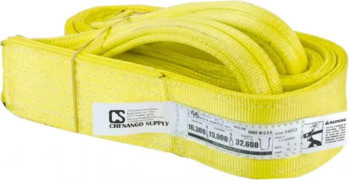 Miniatura 17 de DD Sling. Correa de 2 capas para levantamiento, de red de nylon, de doble ojal. Muy resistente (900 tejidos).Capacidad de carga vertical