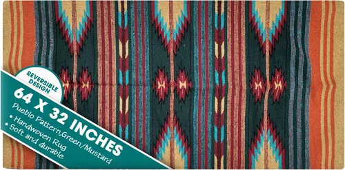 Miniatura 15 de Onyx Flecha Tapete de área estilo suroeste Decoración, Algodón plastificado