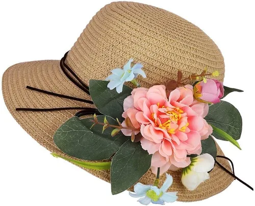 TBUIALL Sombreros para recién nacidos para bebés, niñas, sombreros de sol transpirables para verano, niño, bebé, niños, flores, holgados,