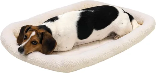 Miniatura 16 de Furhaven Cama para Perros para Perros Grandes/Medianos, 100% Lavable, Dimensionada para Adaptarse a Jaulas - Almohadilla de Jaula con Borde de Forro