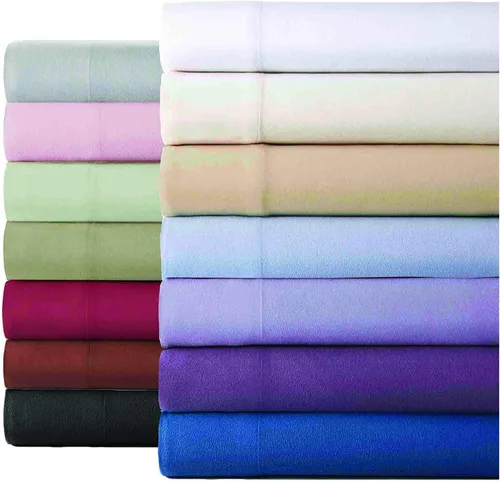 Miniatura 5 de Thermee Micro Flannel Juego de sábanas tamaño individual XL, lavar y secar a máquina, sin pelusas, con bolsillo profundo y fundas de almohada