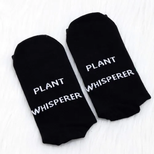 Miniatura 3 de MBMSO 2 pares de calcetines susurradores de plantas, regalos de jardinero, regalos divertidos de jardinería, regalos para amantes de las plantas