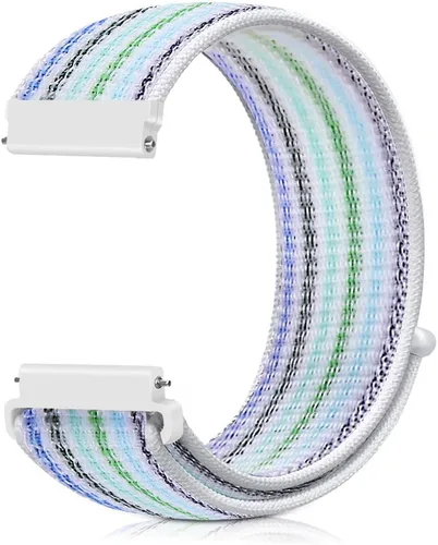 Miniatura 19 de Correas deportivas de nailon de 0.709 in de liberación rápida compatibles con Garmin Venu 4 1.614 in/3S 1.614 in/Venu 2S/Vivoactive 4S/Vivomove
