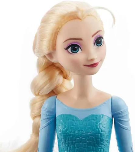 Miniatura 3 de Mattel Muñecas Disney Princess, Muñeca posable de Elsa de moda con ropa y accesorios característicos, juguetes de la película Frozen de Disney
