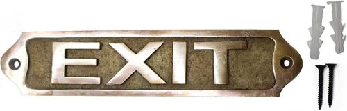 Miniatura 21 de Placa de puerta de latón Sam Star Acabado antiguo Fácil instalación DIY Mejor placa decorativa para el hogar, hombres, mujeres, oficina