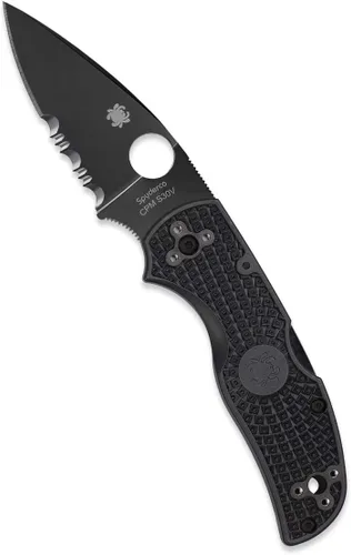 Miniatura 13 de Spyderco C41 Native 5 Signature - Cuchillo plegable con hoja de acero CPM S30V de 2.95" y mango FRN ligero, Gris