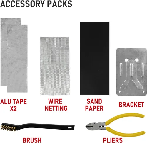 Miniatura 5 de Kit de Soldadura de Plástico Deluxe RX WELD, Kit de Reparación de Soldador de 100W para Parachoques de Coche Automotriz