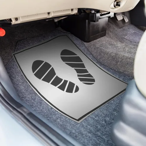 Miniatura 5 de 50 tapetes de papel para automóvil, tapetes de papel para concesionarios, impresos con bonita huella automotriz para suministros de protección