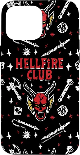 Miniatura 18 de Funda con patrón Hellfire Club de Stranger Things para iPhone 11 Pro Max