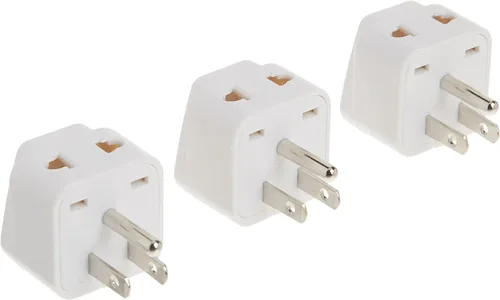 Miniatura 4 de Adaptador de enchufe de alimentación universal de 2 entradas, paquete de 3 unidades, tipo B, certificado CE para teléfonos móviles, portátiles