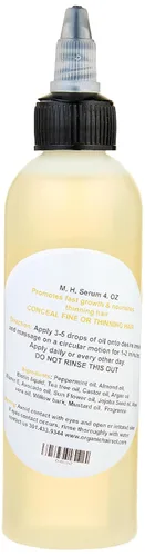 Miniatura 2 de Organic Hair Solution - Juego de suero para el crecimiento del cabello y la barba para hombre: para cabello más fuerte, más grueso y largo, aceite