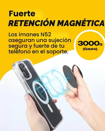 Miniatura 4 de On The Grip Soporte Magnético para Teléfono Móvil Expandible Plegable Estilo Osito de Goma 3D Soporte de Agarre y Base para Smartphone Tableta