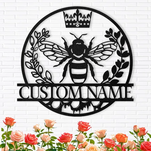 Miniatura 12 de Dyoart Arte de pared de zorro personalizado, decoraciones de zorro para el hogar, decoración de pared de metal para exteriores, letrero de nombre