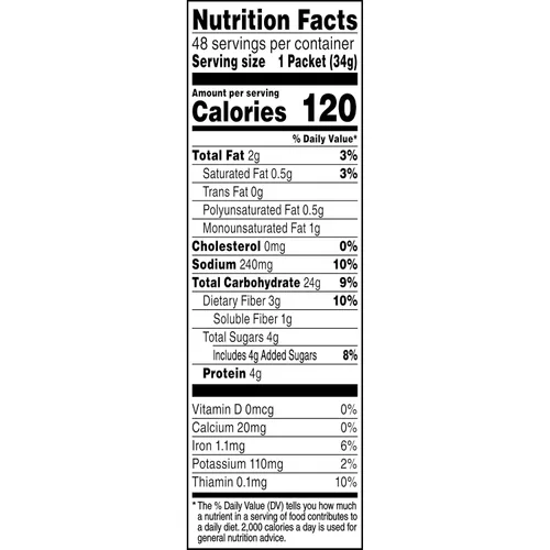 Miniatura 2 de Quaker Avena instantánea, arce inferior en azúcar y azúcar morena, paquetes individuales, 1.19 onzas (paquete de 48)