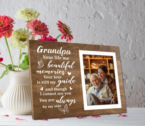 Miniatura 5 de Marco de fotos conmemorativo para abuelo, regalos de condolencias por pérdida de un abuelo querido, regalos de duelo por pérdida de abuelo, marco
