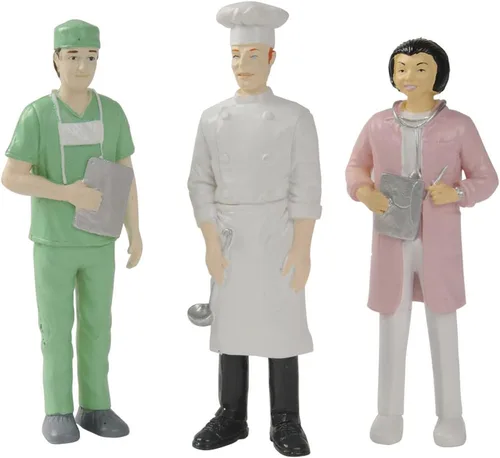 Miniatura 5 de Profesionales de simulación 12 Figuras de carrera de simulación Mentes creativas