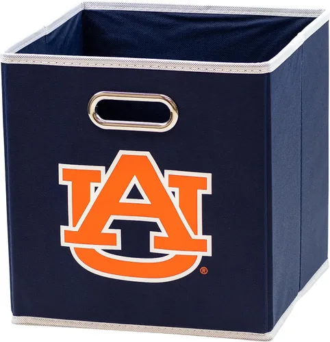 Miniatura 36 de Franklin Sports Cubos de almacenamiento de tela del equipo universitario de la NCAA hechos para adaptarse a organizadores de almacenamiento