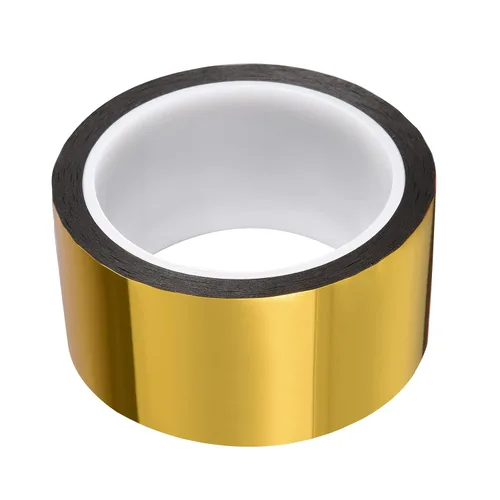 Miniatura 10 de Cinta de película de poliéster metalizado, cinta Washi para decoración de espejo, [para detallar paredes de acento artes gráficas] - 1/2"/164