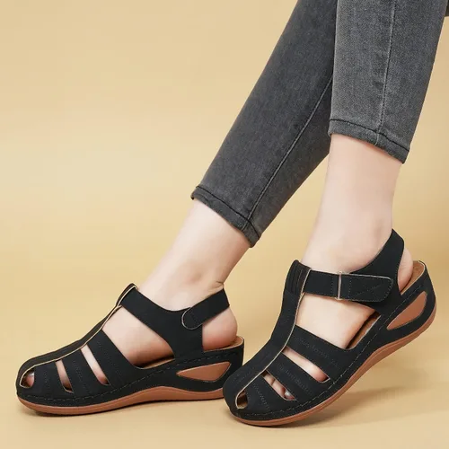Miniatura 5 de DUOYANGJIASHA Sandalias elegantes de verano para mujer, zapatos de plataforma cómodos