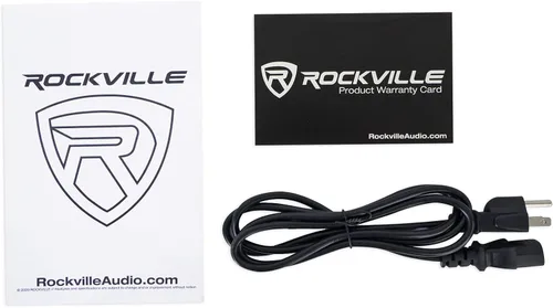 Miniatura 8 de Rockville Rock Shaker - Subwoofer alimentado de 8 pulgadas y 400 W, graves profundos, amplificador clase D, entradas RCA, carcasa de MDF, acabado
